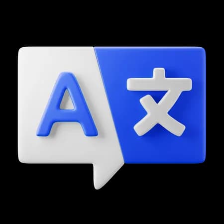 Multilingual Support Icon